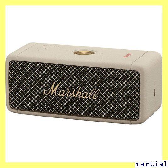 ☆ Marshall ワイヤレスポータブル防水スピーカー EmbertonⅡ クリーム