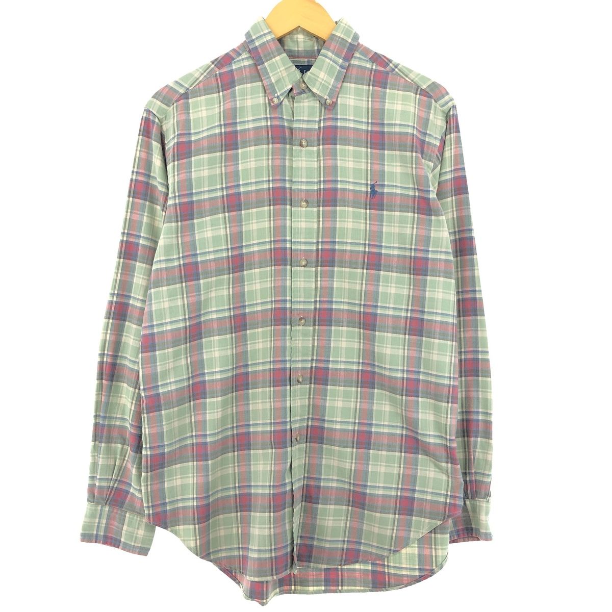 古着 ラルフローレン Ralph Lauren CLASSIC FIT 長袖 フランネルチェックシャツ メンズM/eaa436867