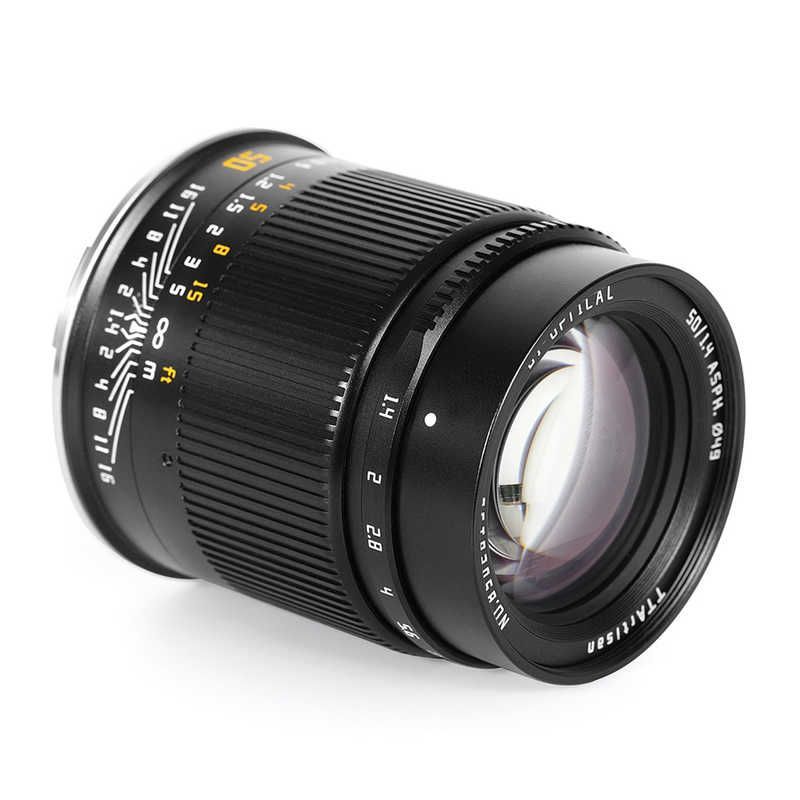 未開梱 銘匠光学 カメラレンズ Lマウント バヨネット ブラック TTArtisan 50mm f 1.4 ASPH