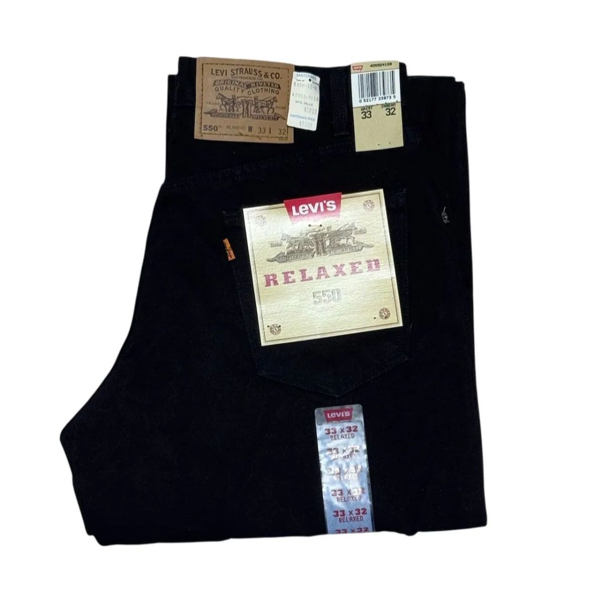 けんしん【1358】美品デッドストックLevi's 550ブラックデニム けんしん様専用【1358】美品デッドストックLevi's 550ブラック