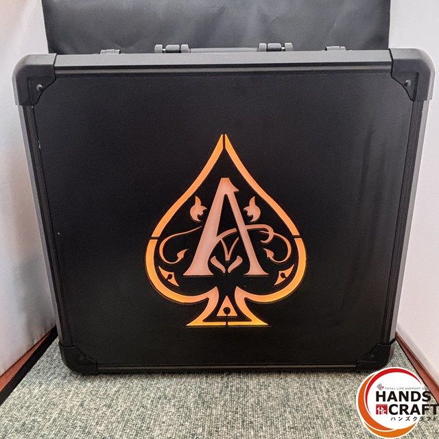 ◎ アルマンド アタッシュケース LEDライト ゴールドライト 社外充電器付き