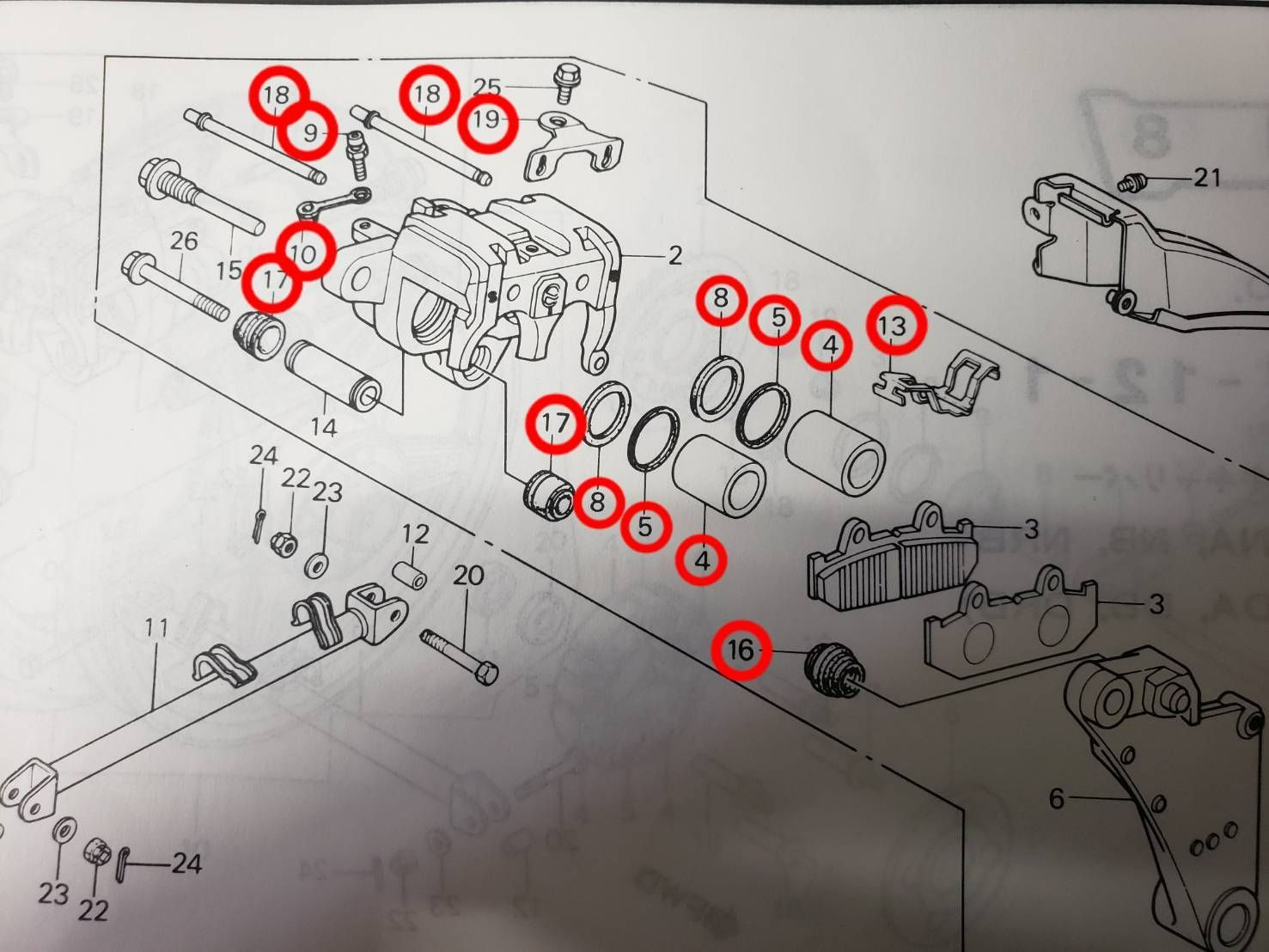 CB250T CB400N NISSIN ニッシン ブレーキ 2ポットキャリパー
