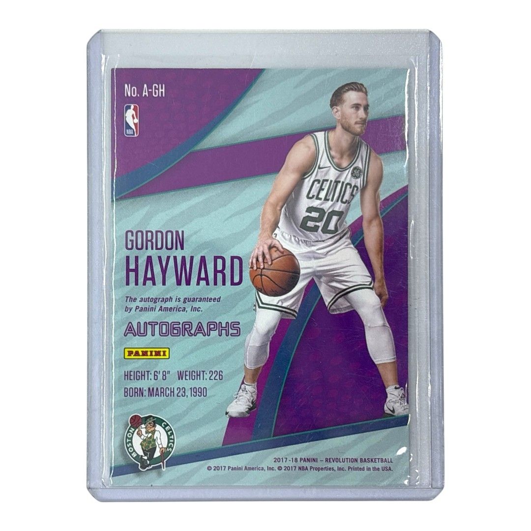 PANINI NBAカード REVOLUTION GORDON HAYWARD CELTICS #A-GH 送料無料 中古 IT1 PANINI NBAカード REVOLUTION GORDON HAYWARD CELTICS #A-GH
