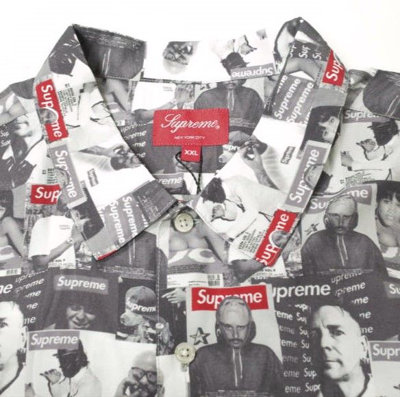 新品 SUPREME シュプリーム 23SS Magazine S/S Shirt マガジンシャツ 