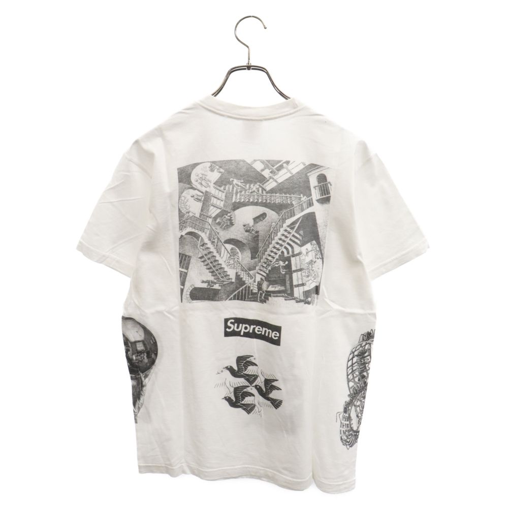 supreme エッシャー　Tシャツ17SS 白 SUPREME (シュプリーム) 17SS M.C. Escher Collage Tee