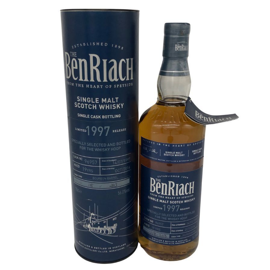 ウイスキーフープ ベンリアック 19年 1997 700ml 56％【F】 ウイスキーフープ ベンリアック 19年 1997 700ml 56％【F
