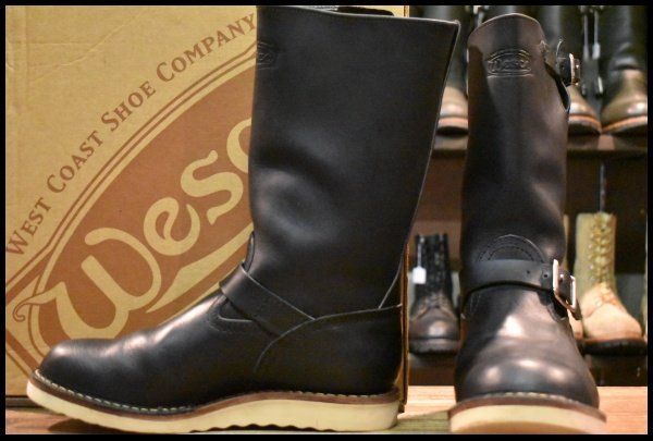 8E 12年 WESCO ウエスコ カスタムボス 11インチハイト ブラック ビブラム1010シングル エンジニア ブーツ HOPESMORE FJ079