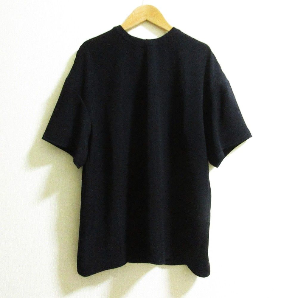 美品 24SS ENFOLD エンフォルド WOVEN T-SHIRT Tシャツ サイズ38 ダークネイビー レディース 古着 中古 USED 美品 24SS ENFOLD エンフォルド WOVEN T-SHIRT Tシャツ サイズ38