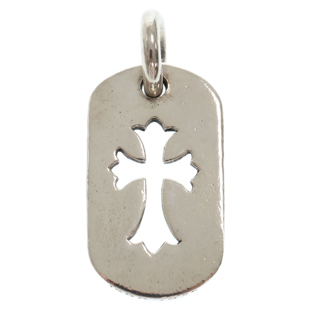 CHROME HEARTS クロムハーツ D TAG SML CO CRS カットアウトクロスドッグタグ スモール ペンダントトップ シルバー BCA242