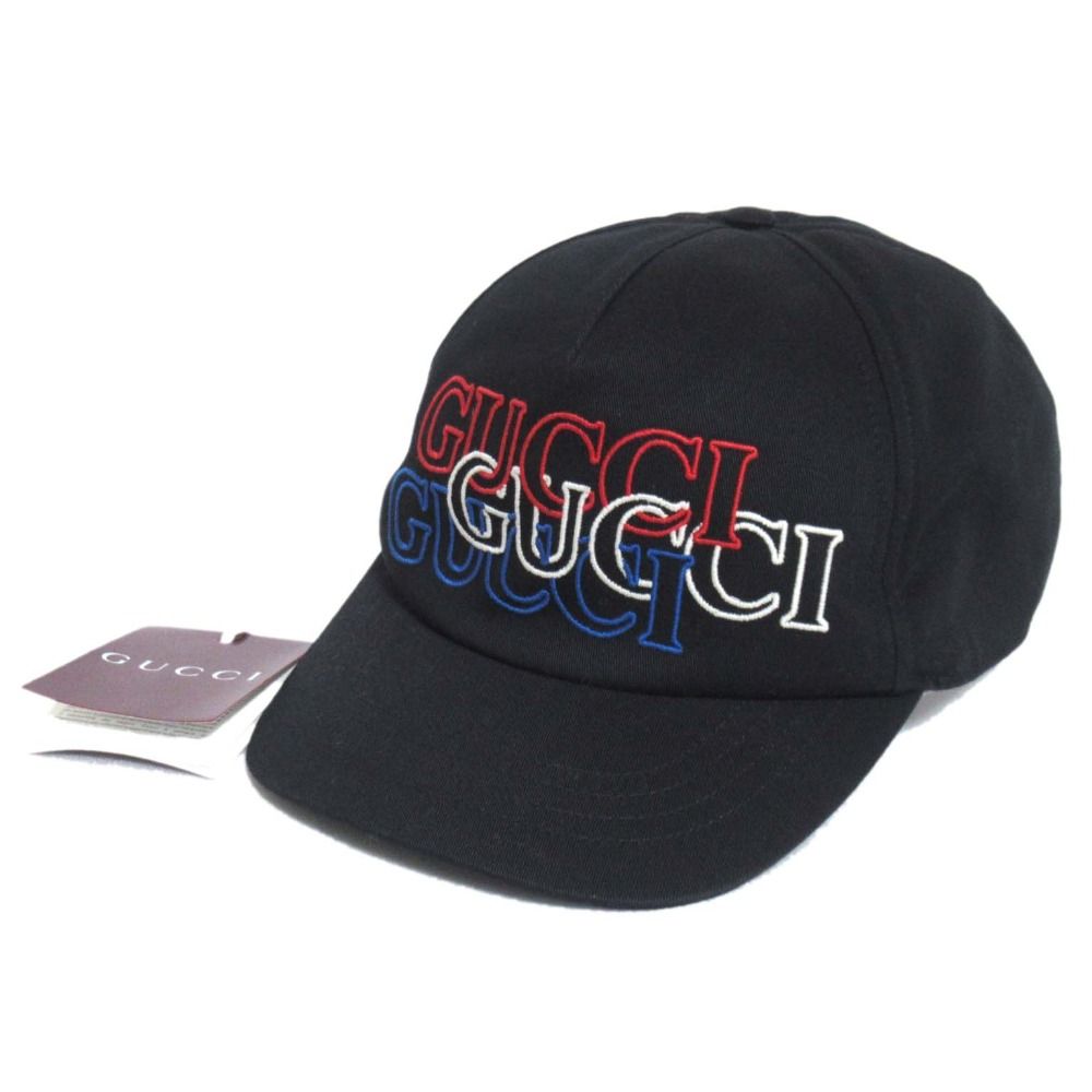 未使用 24AW GUCCI グッチ レターロゴ刺繍 ベースボールキャップ 未使用 24AW GUCCI グッチ レターロゴ刺繍 ベースボールキャップ