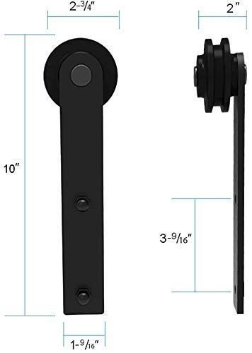 レール吊り引き戸レール金具吊り扉引戸diy建具シングル木製バーンドア用