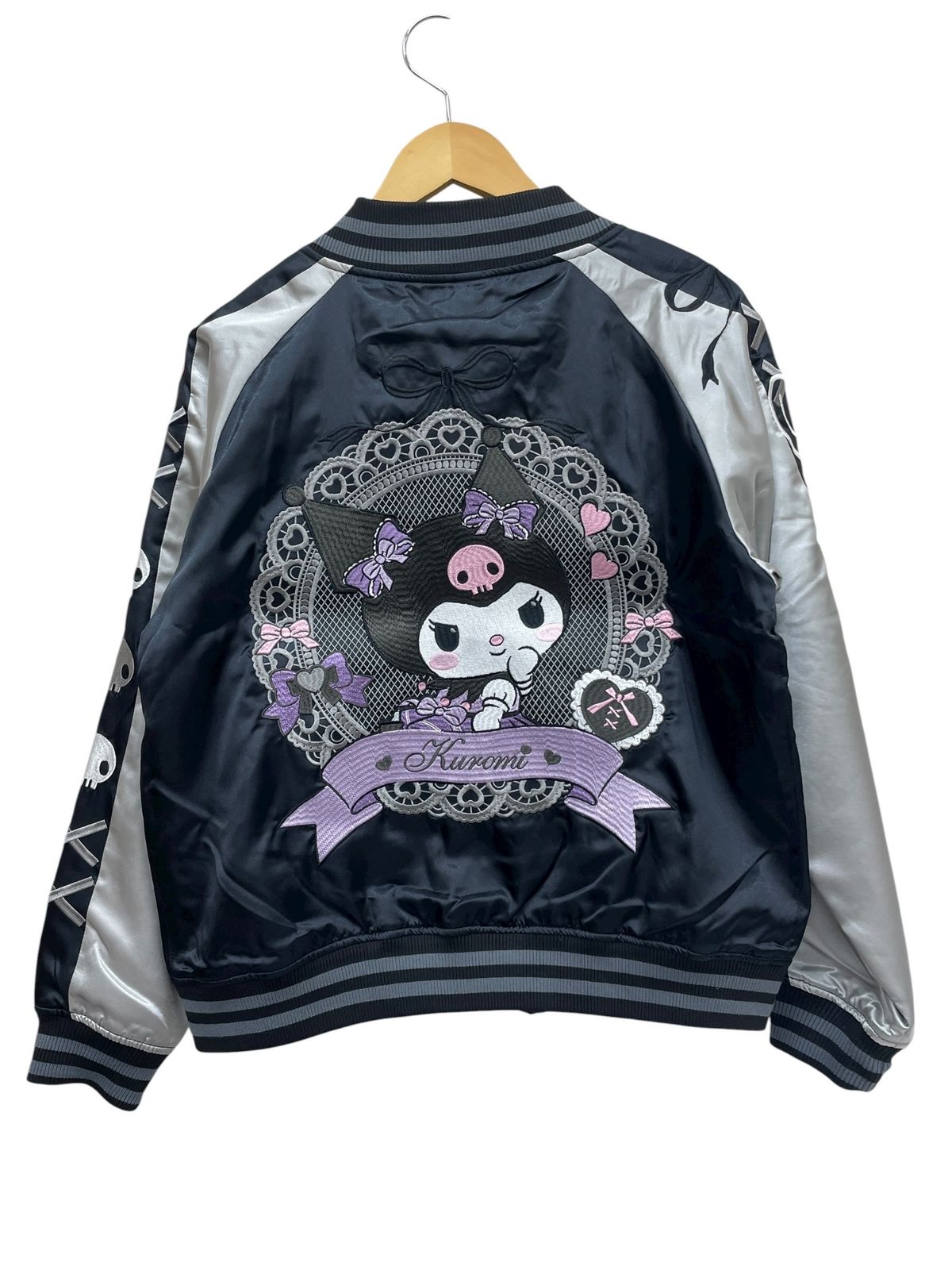 MARUSHIN 丸眞 サンリオ クロミ レースブラック スカジャン 3825013900 L レディース|045