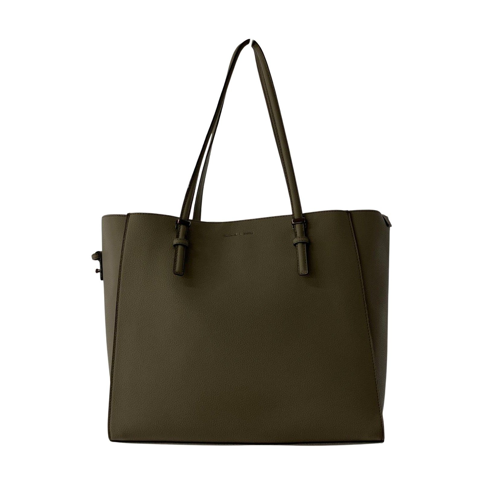 CHARLES&KEITH チャールズ&キース トートバッグ/ライトグレー CHARLES&KEITH チャールズ&キース トートバッグ/ライトグレー