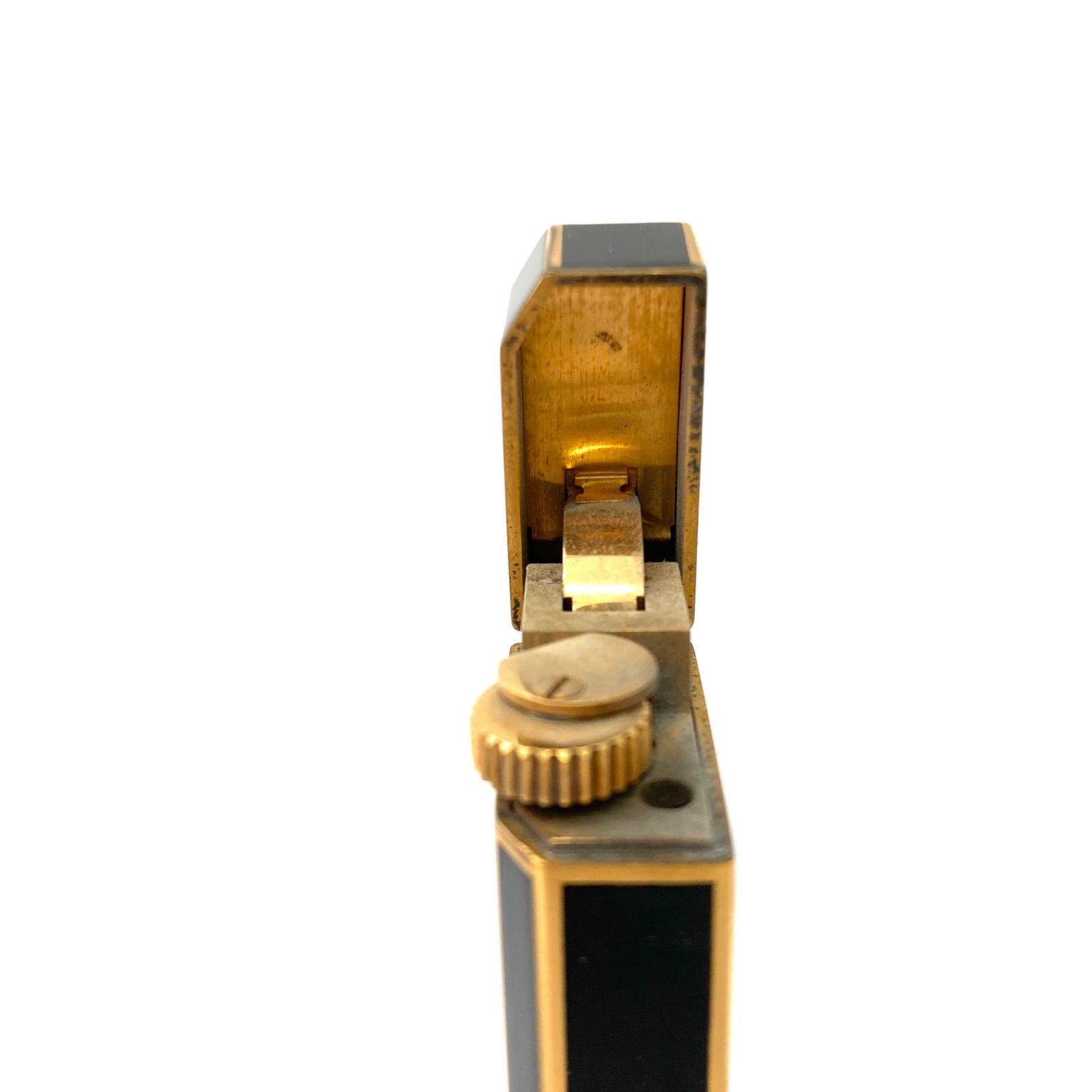 カルティエライターヴィンテ―ジ 黒ゴールド 五角形 ペンタゴン Cartier】カルティエ ライター ヴィンテージ 五角形 ペンタゴン