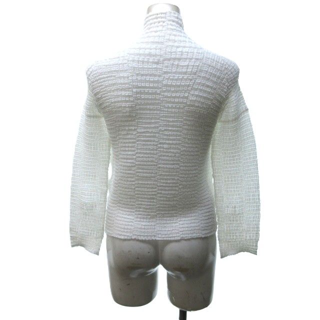 ★美品★ミーイッセイミヤケ ワッフルプリーツカットソー ハイネック 長袖 赤 黒 イッセイミヤケ ISSEY MIYAKE 90s IM04FT506 ワッフルプリーツ