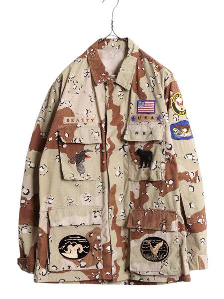 90s US ミリタリージャケット　デザートカモ　BDU アメリカ軍　実物 アメリカ軍 BDUジャケット デザートカモ DEADSTOCK 通販 - 神戸