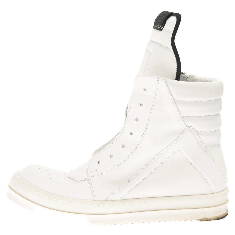 Rick Owens (リックオウエンス) 21AW GEO BASKET ジオバスケット ハイカットスニーカー ホワイト RU02A5894 -  メルカリ