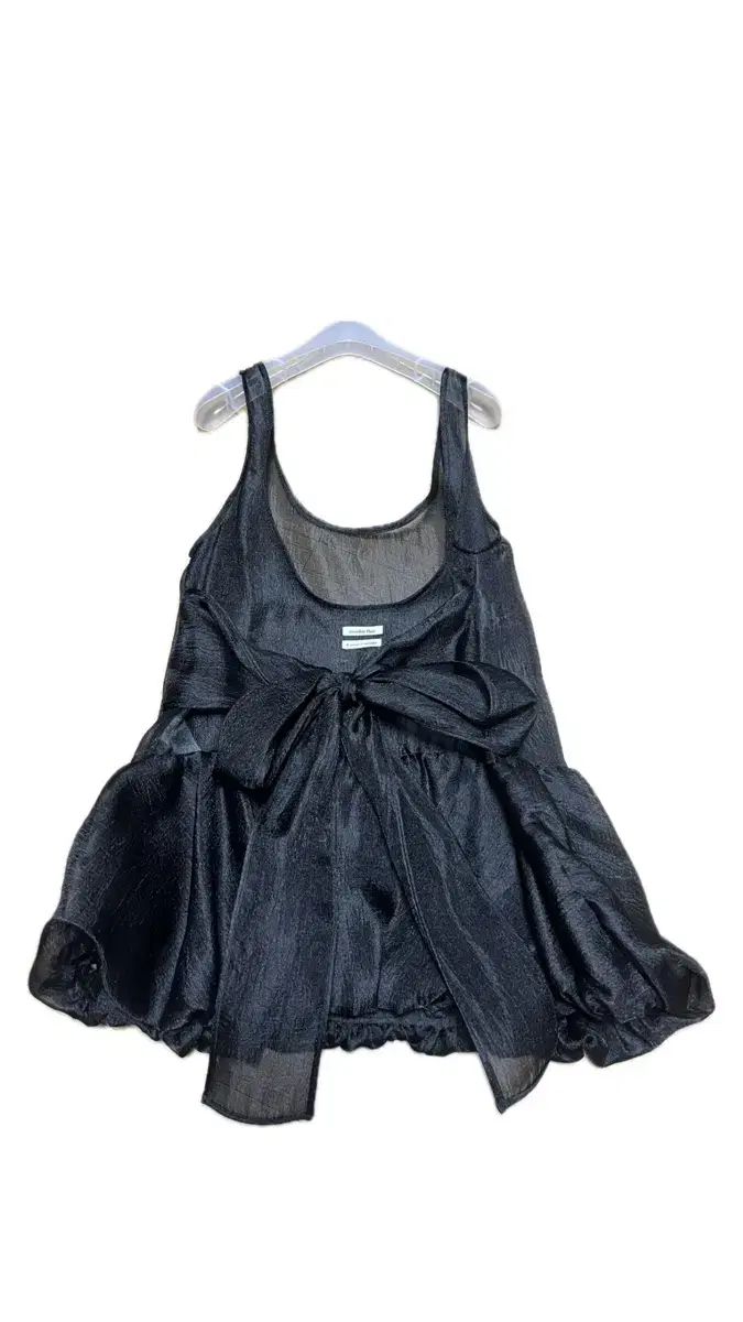 ワンピース overdue flair : 25SS / ORGANZA BALLOON MINI DRESS