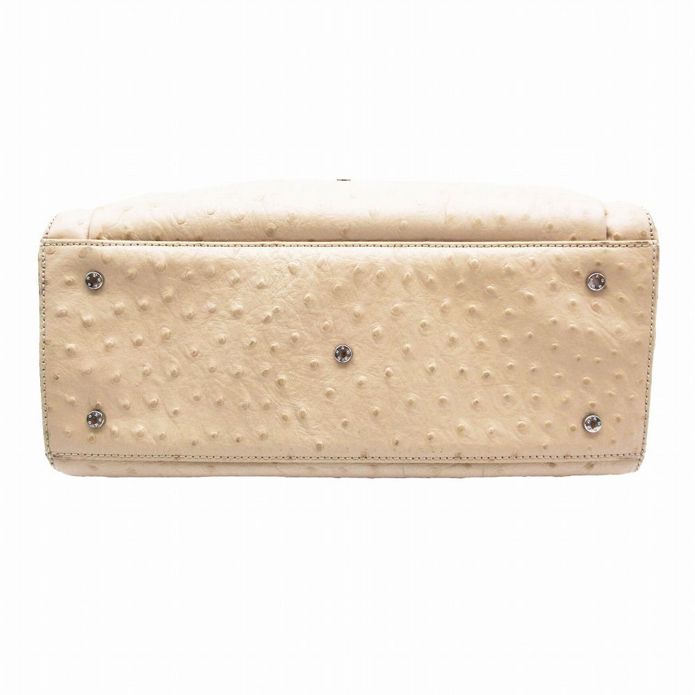 アイグナー Aigner バッグ（2way）新品・未使用 アイグナー AIGNER 型押し オーストリッチ 2way ショルダー