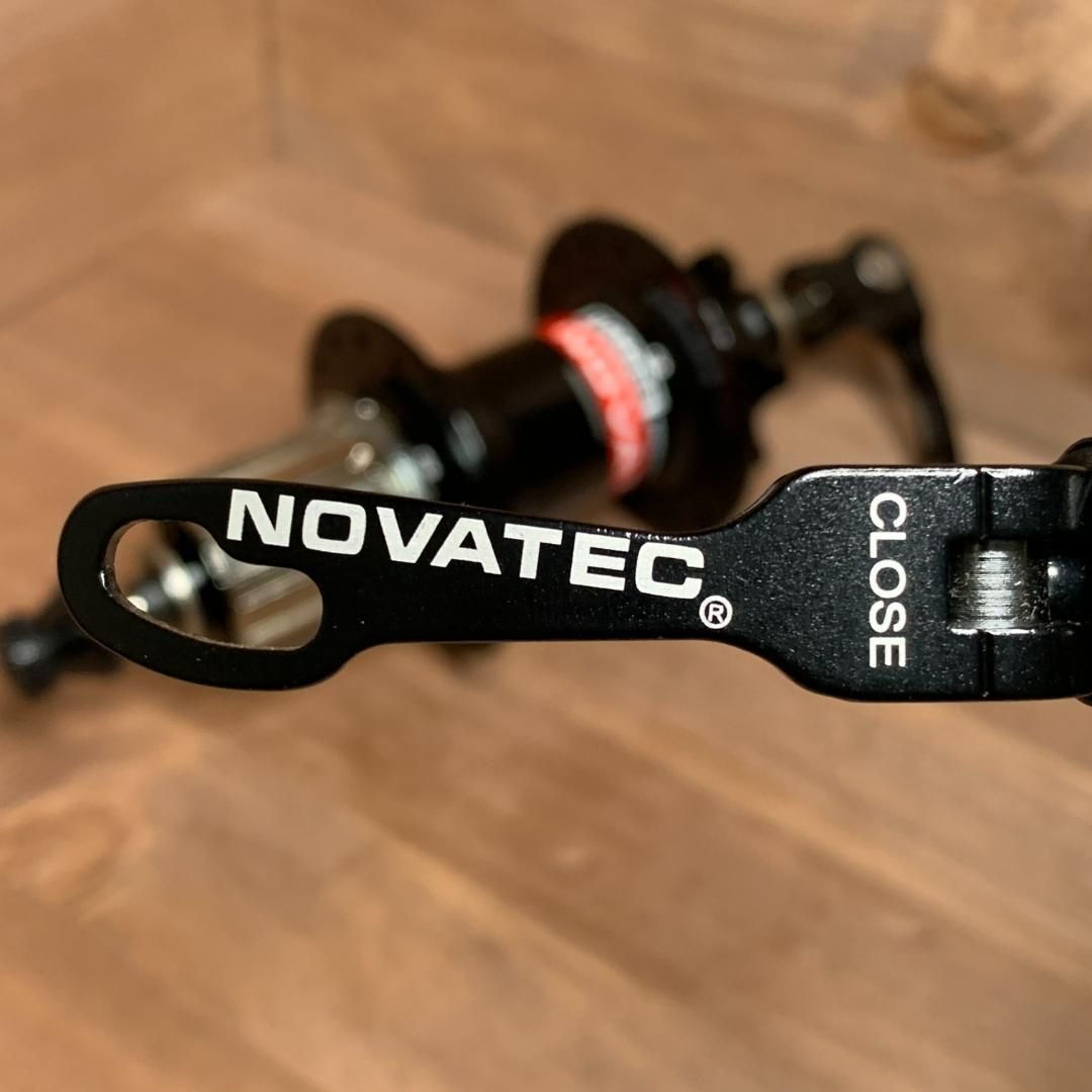 【新品】Novatec 前後ハブセット 32H ディスクブレーキ 135㎜ 新品】Novatec 前後ハブセット 32H ディスクブレーキ 135