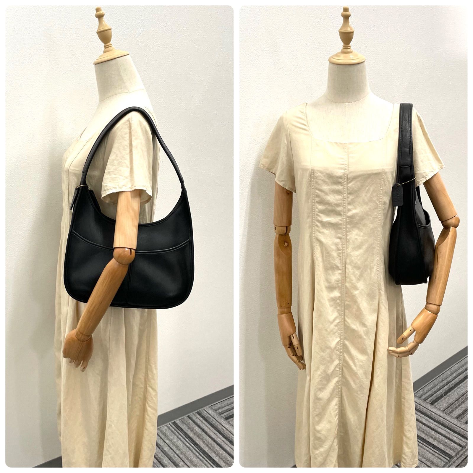 オールドコーチ OLD COACH ショルダーバッグ レザー ブラック 9033