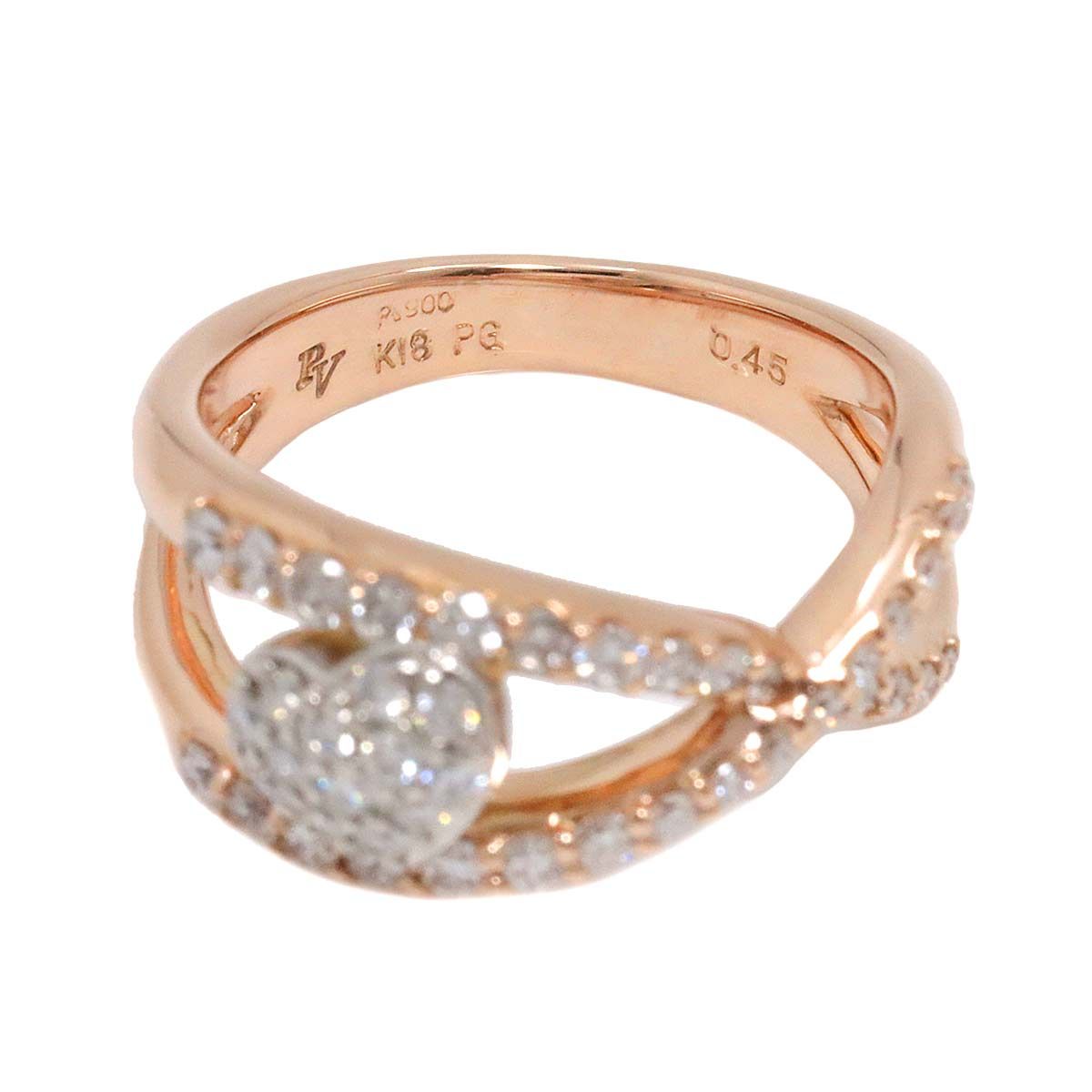Ponte Vecchio ダイヤモンドリング K18 ピンクゴールド 5号 【公式通販】