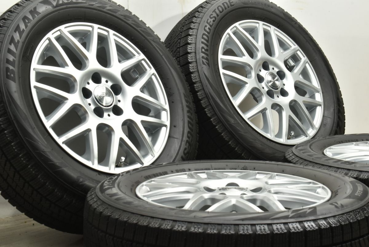 覚えて DOS ガビアル II 15in 6J 43 PCD100 ブリヂストン ブリザック VRX2 195 65R15 プリウス カローラ ツーリング スポーツ セダン