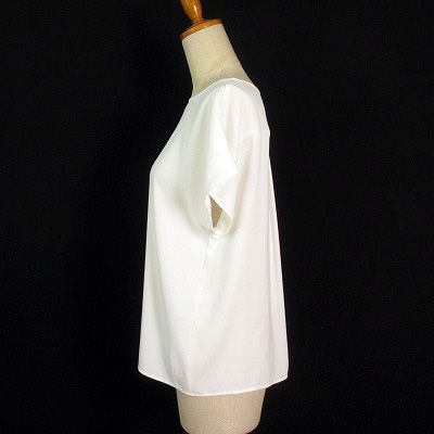 新品★ボッシュ【38】夏⭐️フレンチスリーブブラウス、白 定価18000円 ボッシュ BOSCH カットソー ブラウス フレンチスリーブ 38 白