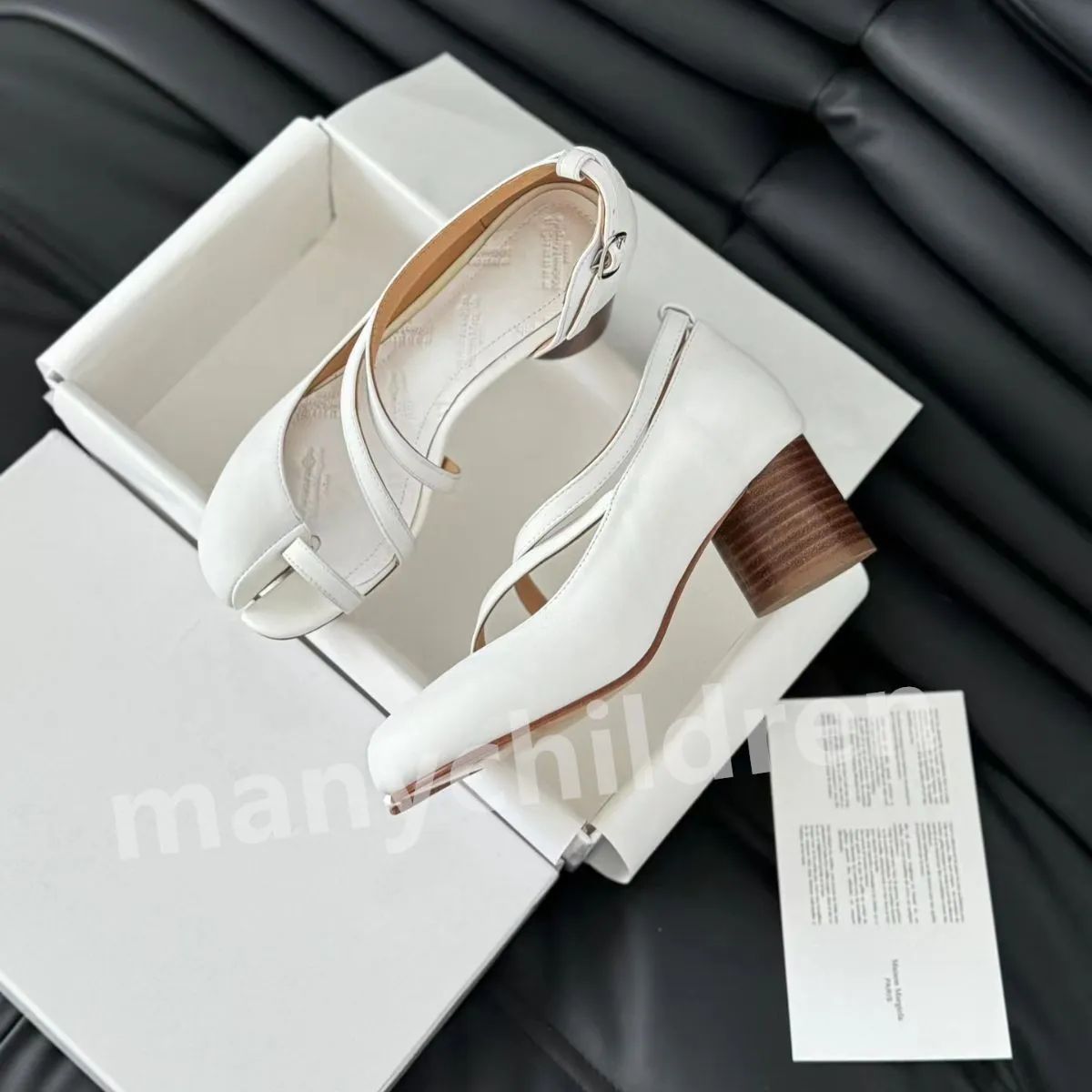 新品未使用【MM6 Maison Margiela】レディース Tabi 足袋 バレエシューズ ハイヒール ホワイト - メルカリ