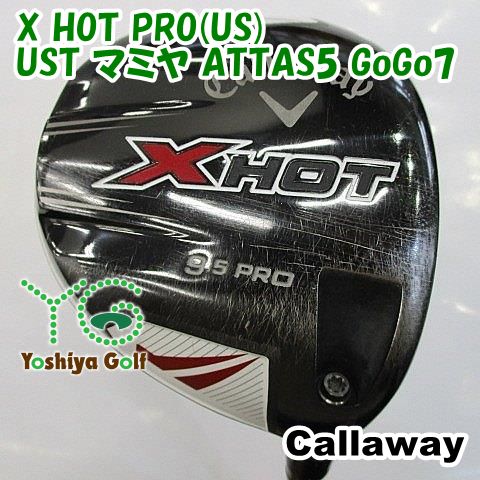 ドライバー キャロウェイ X HOT PRO(US)/UST マミヤ ATTAS5 GoGo7/S/9.5[004712] - メルカリ