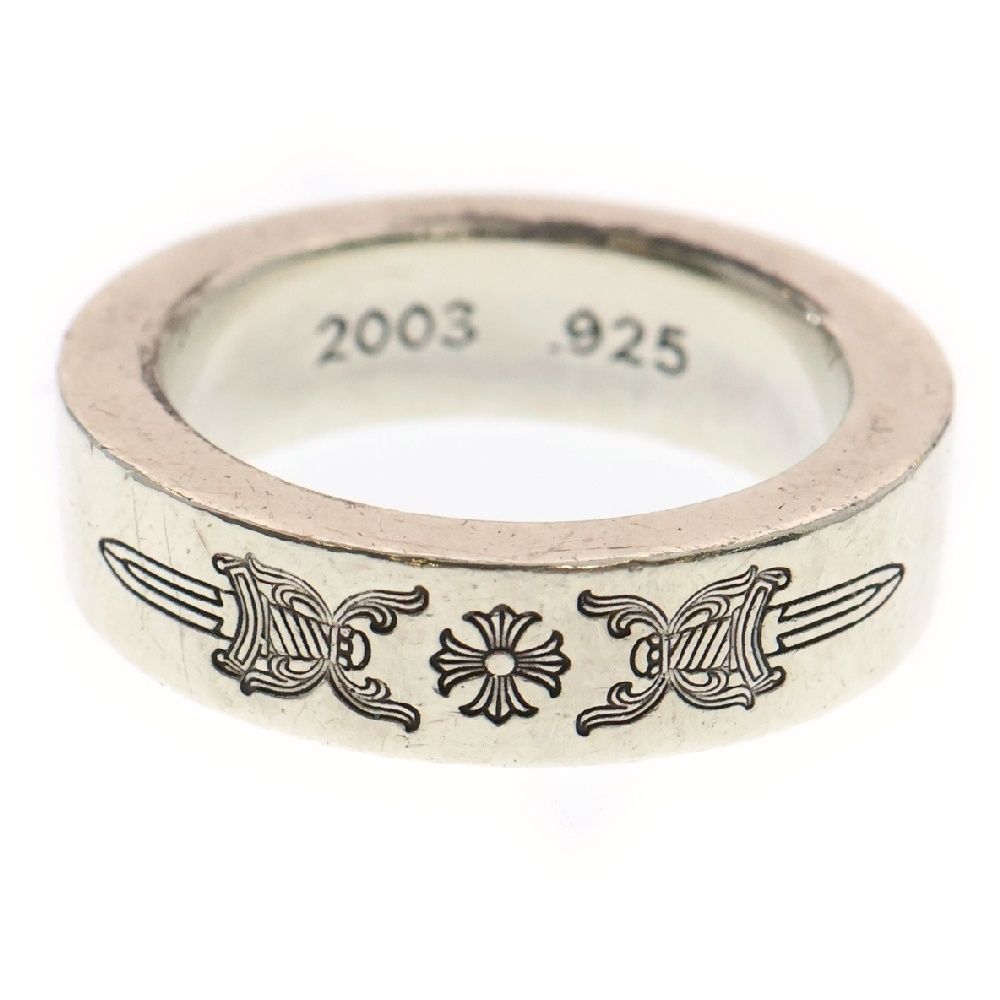 CHROME HEARTS クロムハーツ 6mm SPACER DAGGER 6mmスペーサーリング ダガー シルバー BCA335