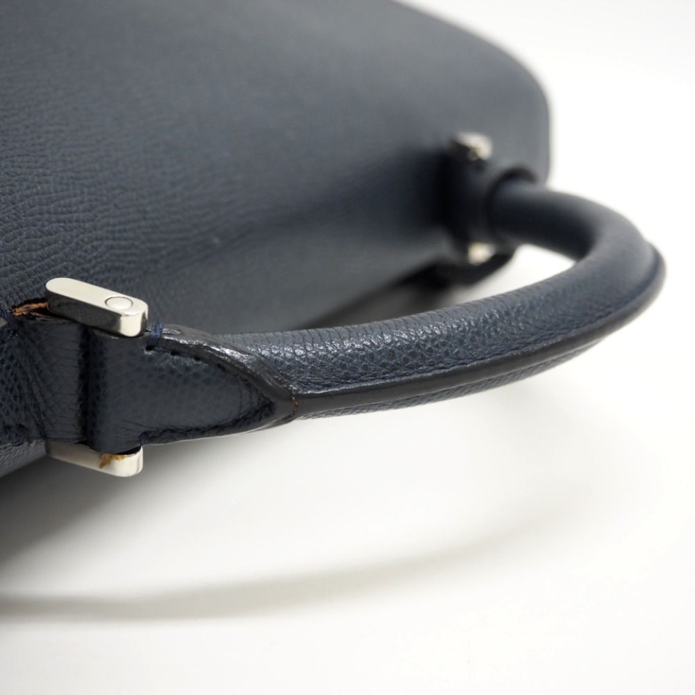 Valextra k-VALビジネスバッグ ネイビー&プラダショルダーベルト