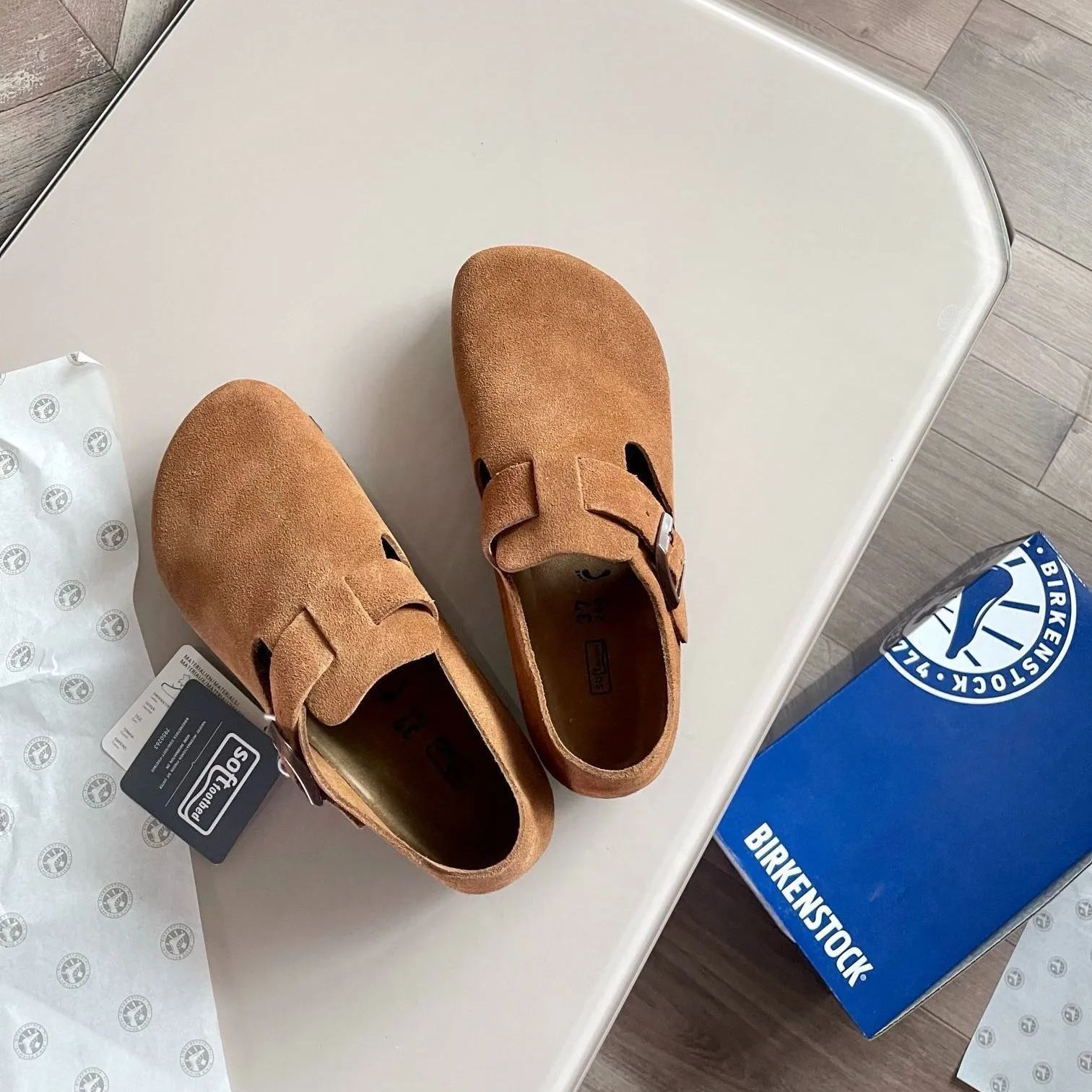 BIRKENSTOCK LONDON Casual Shoes/ビルケンシュトック ロンドン スエード レザー 箱付 ブラウン 男女兼用（35-44）  - メルカリ