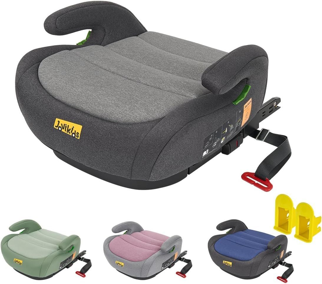 開封済・未使用品】Jovikids ジュニアシート ISOFIX R129適合 ブースターシート 125-150cm グレー K0809  0820ML013 0120240820101607 - 在庫大特価