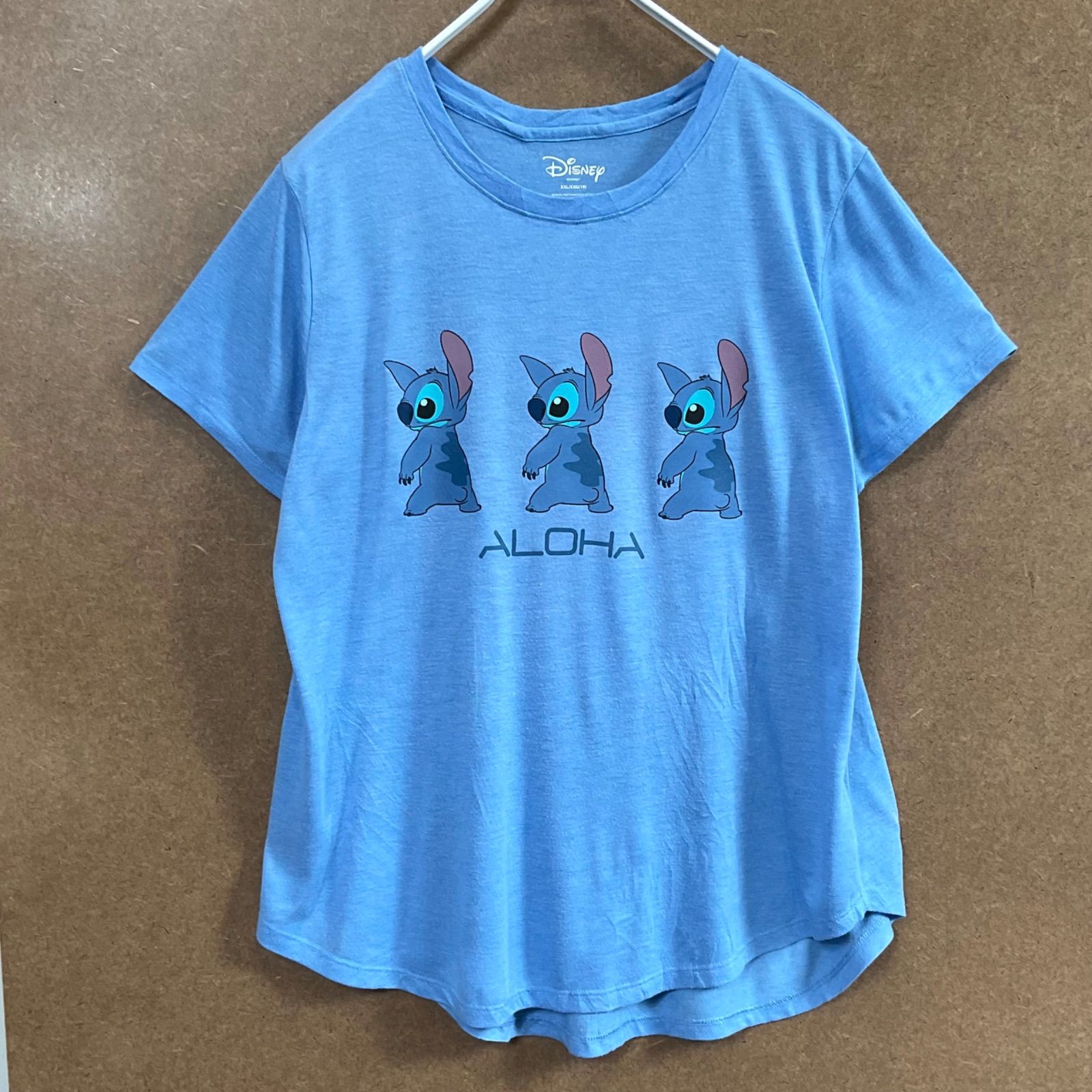 情熱セール Disney STITCH 2XL 水色 裏起毛 savingssafari.com