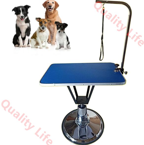 トリミングテーブル 回転式 方形油圧リフトテーブル トリミング台 ペットグルーミングテーブル 高さ調節78-92cm 犬 猫用 5色 MARWIL-DEMENAGEMENTS_CH