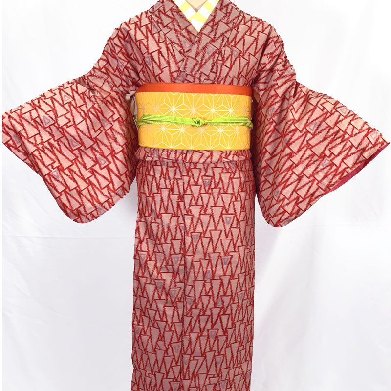 【専用です】和モダン 竹 銘仙 大正ロマン 昭和レトロ 14936_67fcaadfdabf4.jpeg