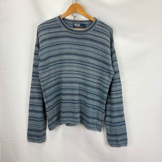 90年代 POLO by RALPH LAUREN クルーネック ボーダーセーター