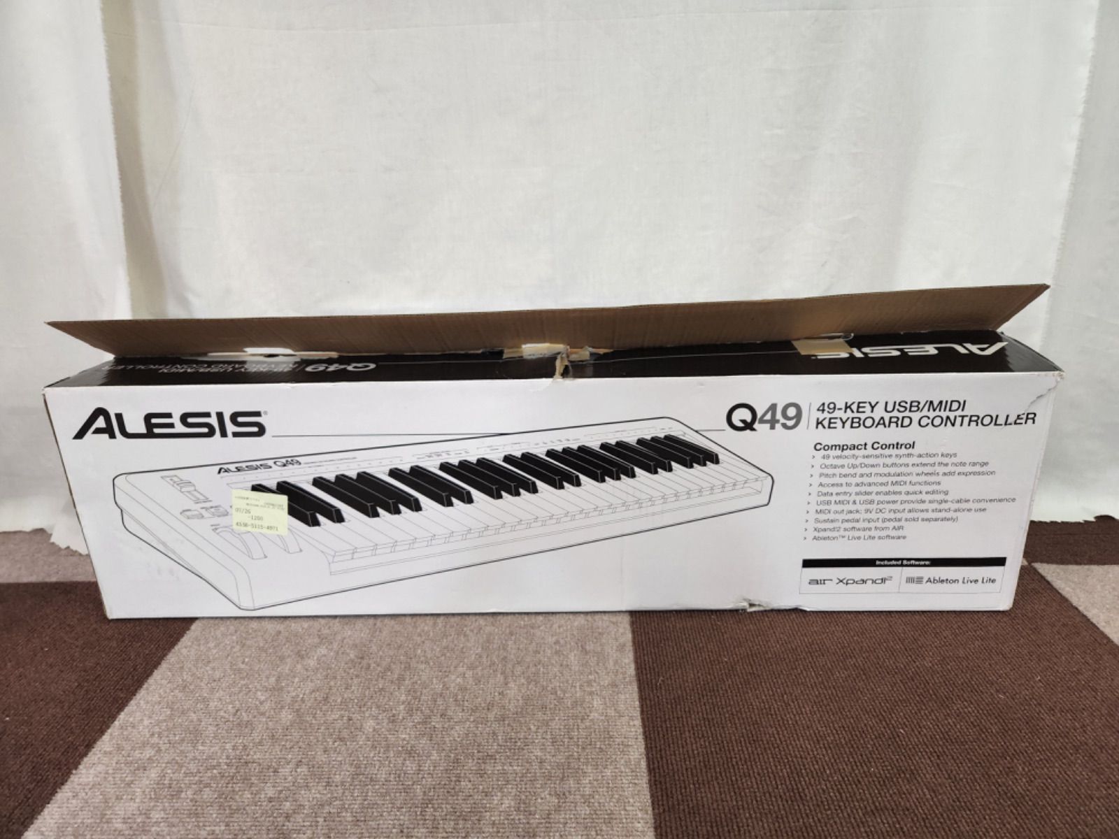 ALESIS MIDI キーボード 49鍵 ピアノ【中古品】 - DHDA MARKET SHOP