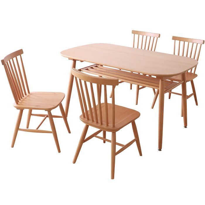 ダイニング5点セット ナチュラル