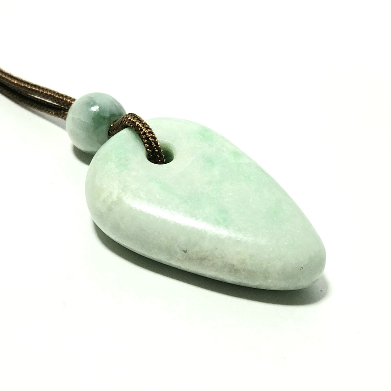 糸魚川翡翠:ペンダント皮紐付きPT0010