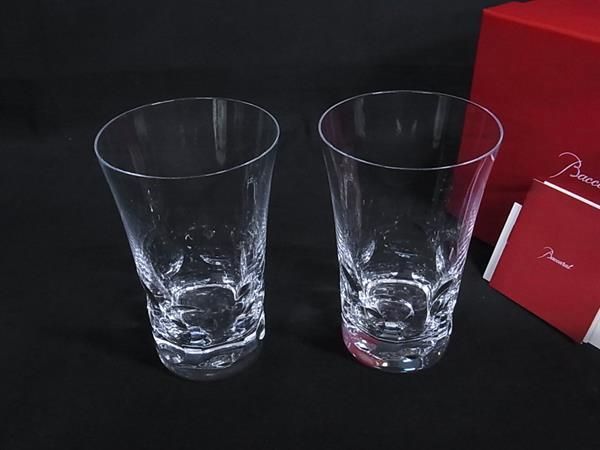 Baccarat バカラ ベルーガ クリスタルガラス ハイボールグラス 食器 テーブルウェア ペア 2客セット クリア BN5421