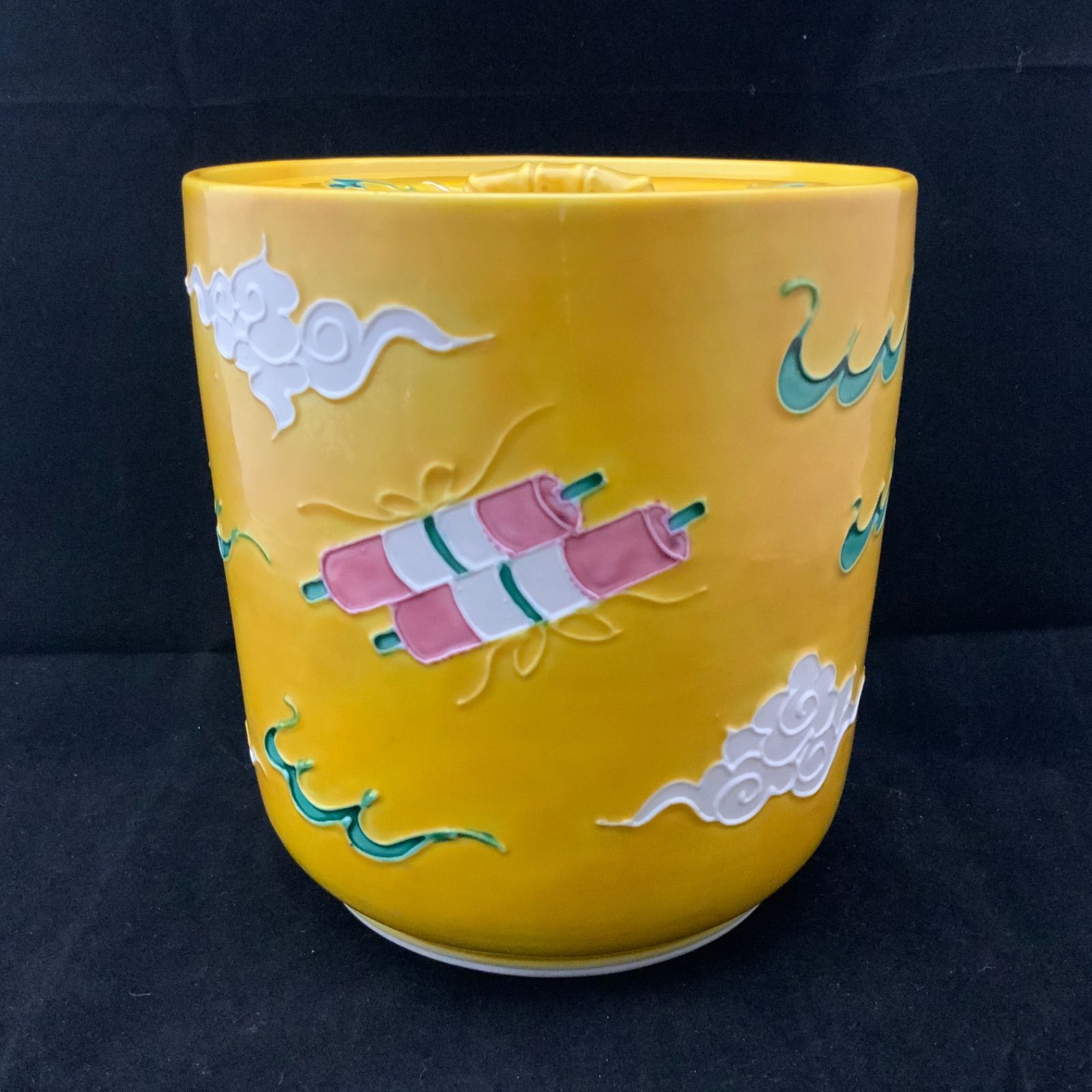 京焼 清水焼 黄交趾 鳳凰 水指 茶道具 茶器 - メルカリ