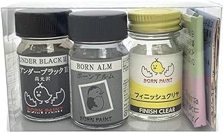 トアミル/BORN PAINT ﾒｯｷ調お試しｾｯﾄ(ﾎﾞｰﾝｱﾙﾑ)15ml×3本 42094 塗料