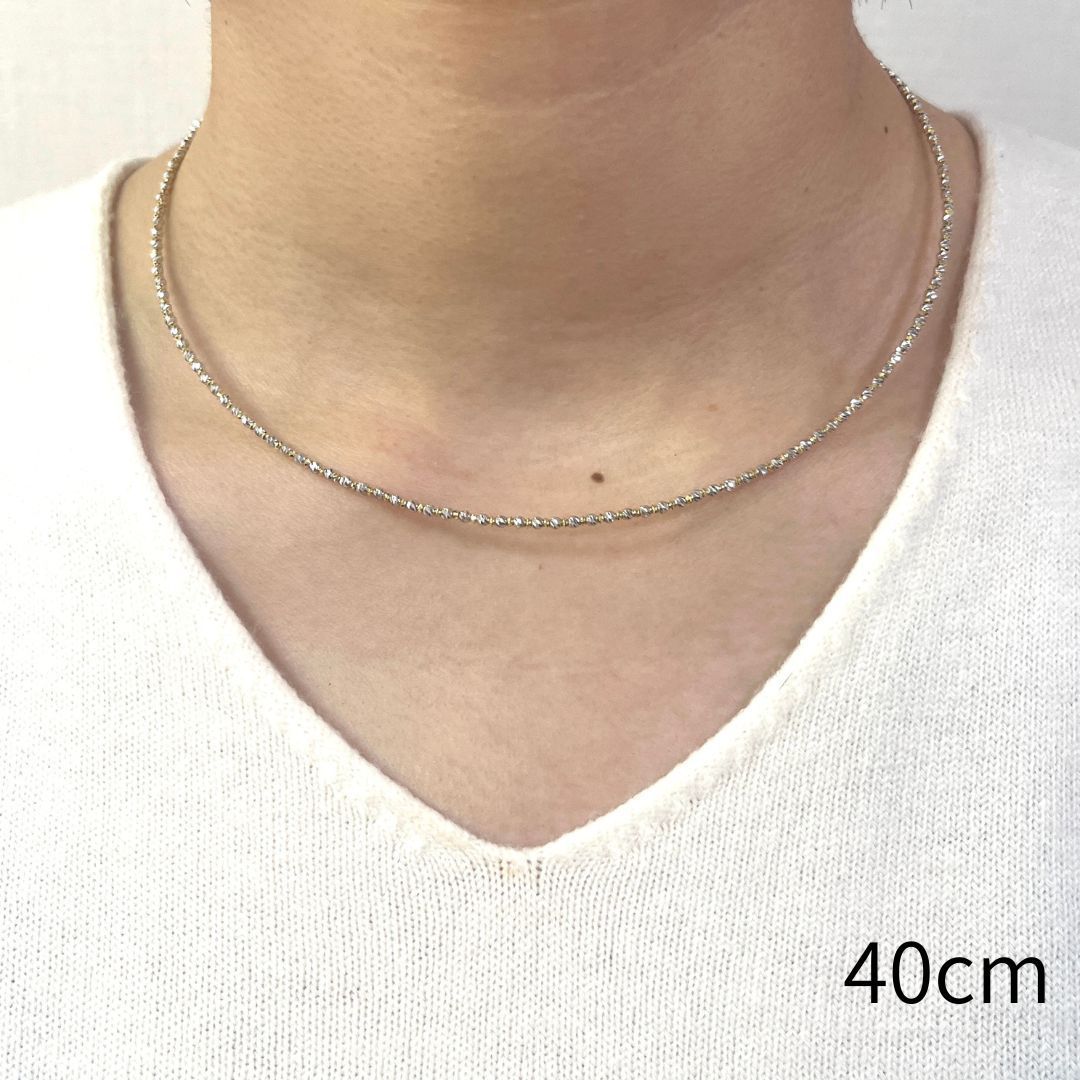 楽天市場】【WEB限定】オメガネックレス 約2.0mm K18WG/YG