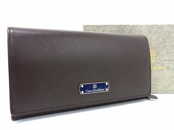□新品同様□ Coco Doullens ココデュラン レザー 二つ折り 長財布 