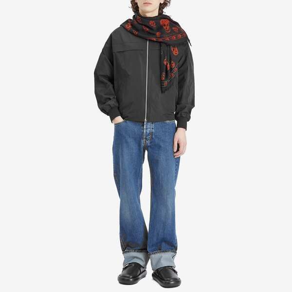 アレキサンダーマックイーン　ストール　マフラー茶色　ブラウン系　二トンカラー Alexander McQueen（アレキサンダー・マックイーン）ウィメンズ