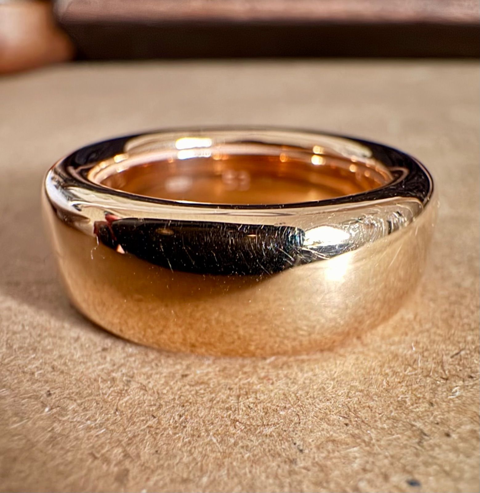 新品磨き仕上げ◇証明書付き◇ポメラート◇53*イコニカ*スリム*リング