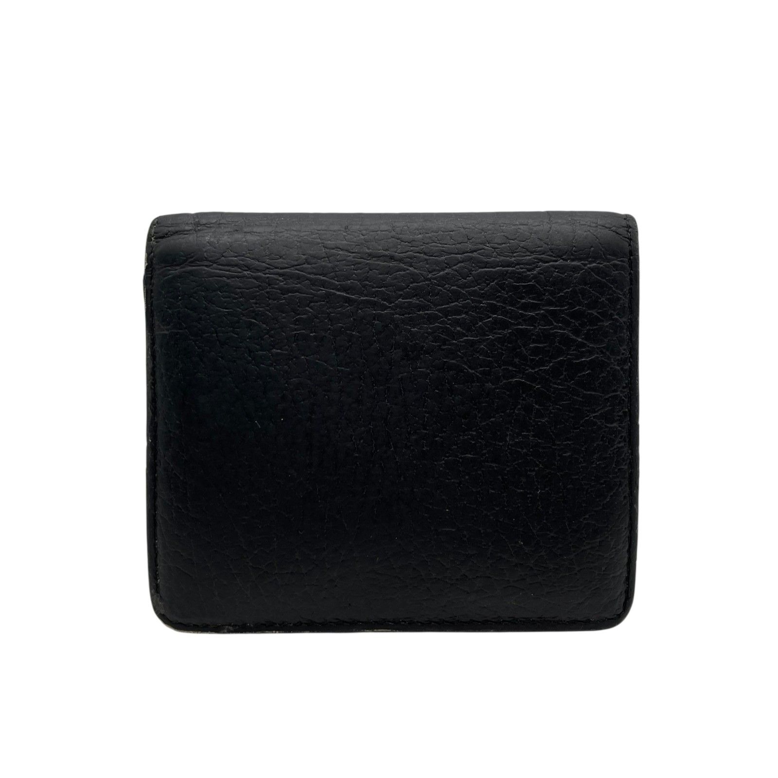 Maison Margiela ミニ財布 黒 レザー Maison Margiela MAISON MARGIELA メゾンマルジェラ 二つ折り