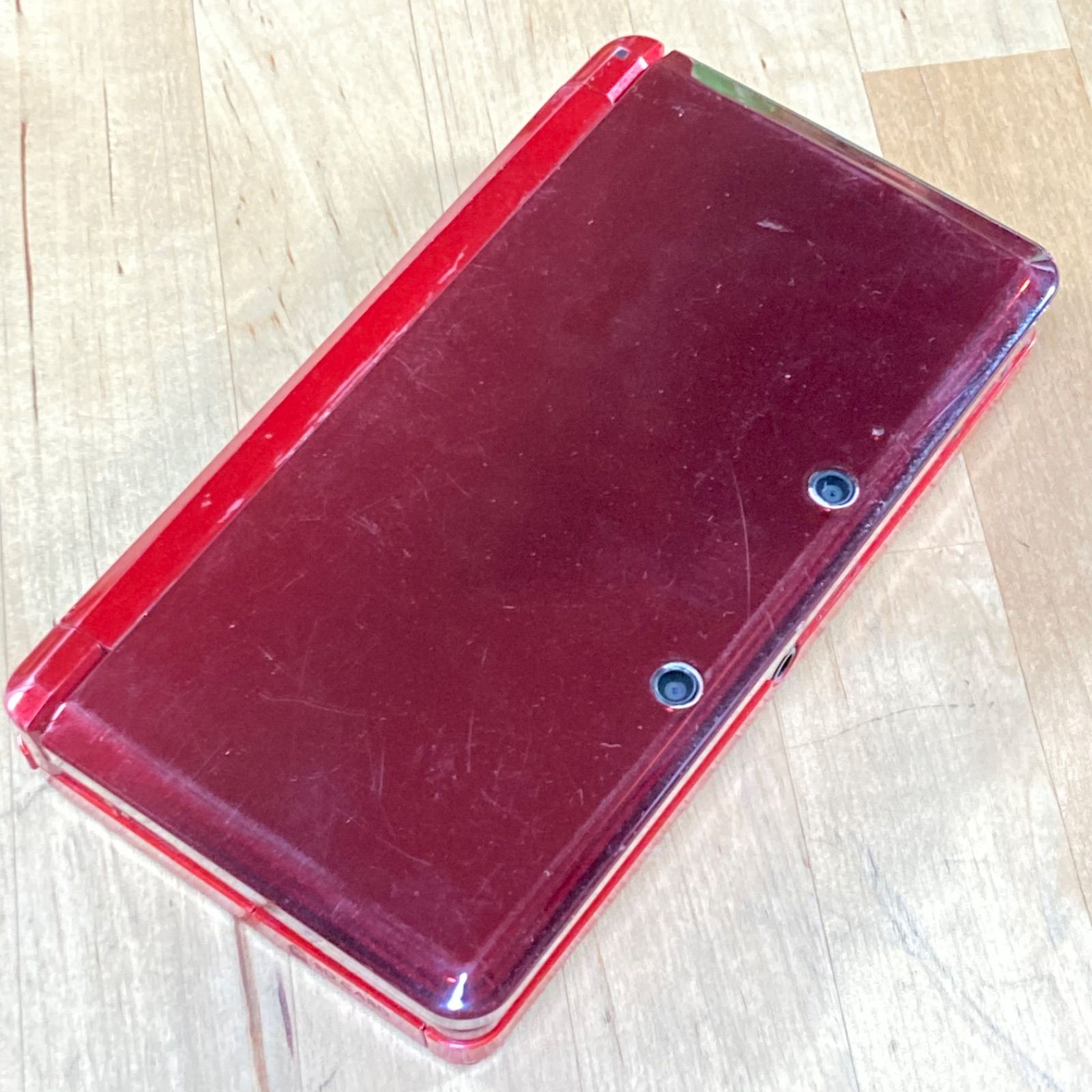 Nintendo3DS フレアレッド ニンテンドー3DS - ほぼ新品 任天堂 ニンテンドー3DS 本体